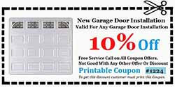 New Garage Door Installation Orange County CA Coupon